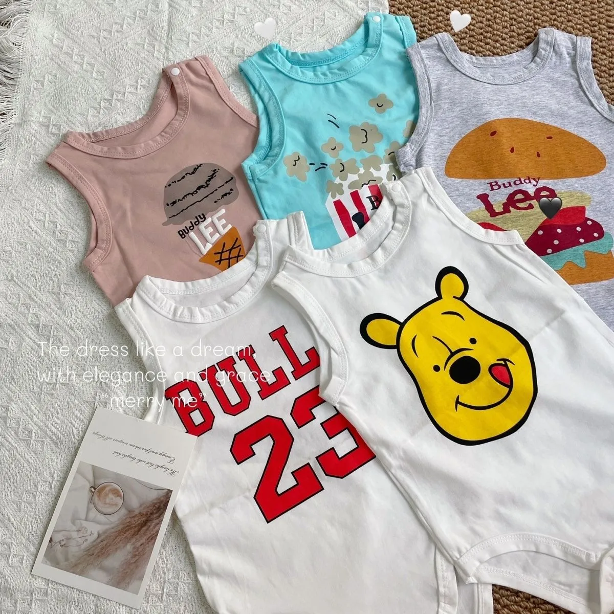 【73-100cm】夏にぴったり 好感度UP 多色展開 可愛い 着やすい ベビー ロンパース