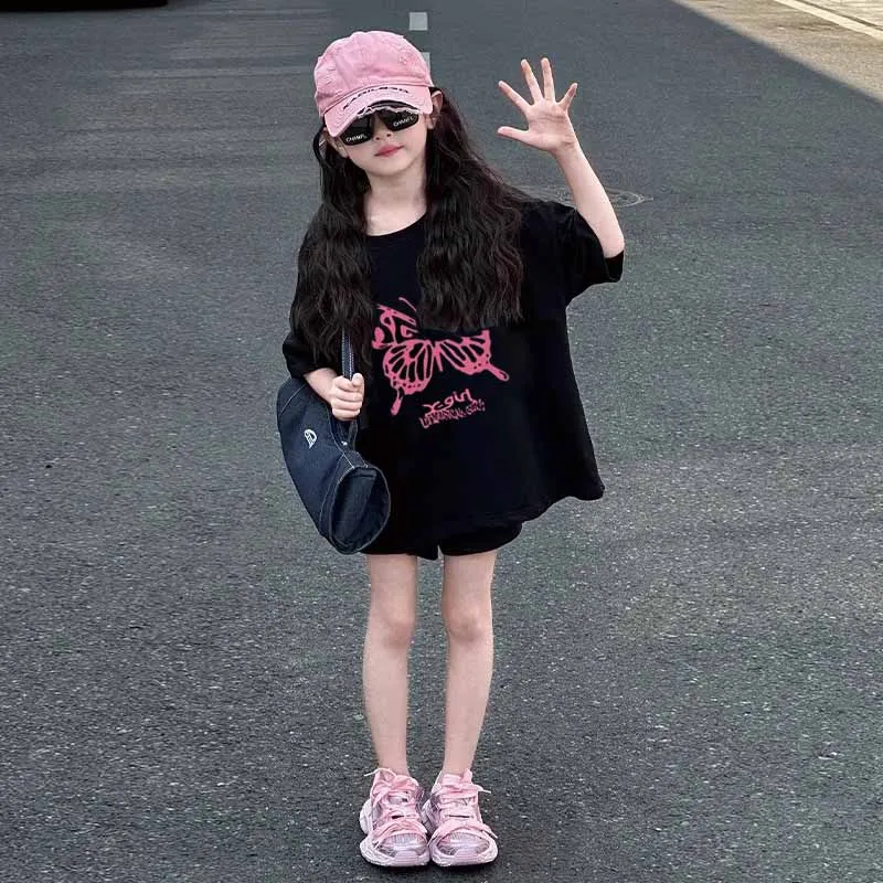 【90-160cm】おしゃれキッズ必見 大人気 カジュアル スウィート 女の子 半袖 Ｔシャツ