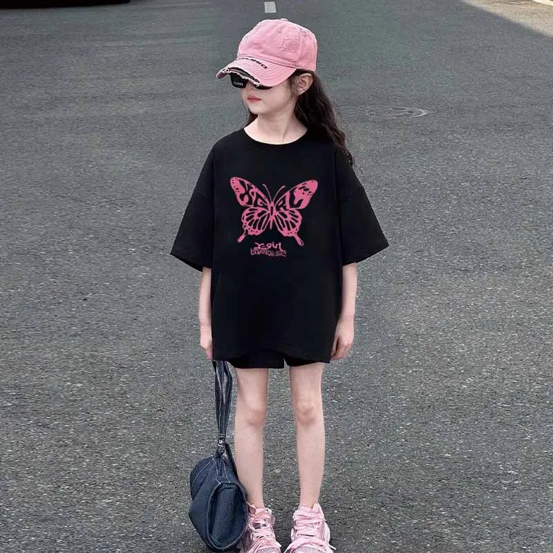 【90-160cm】おしゃれキッズ必見 大人気 カジュアル スウィート 女の子 半袖 Ｔシャツ