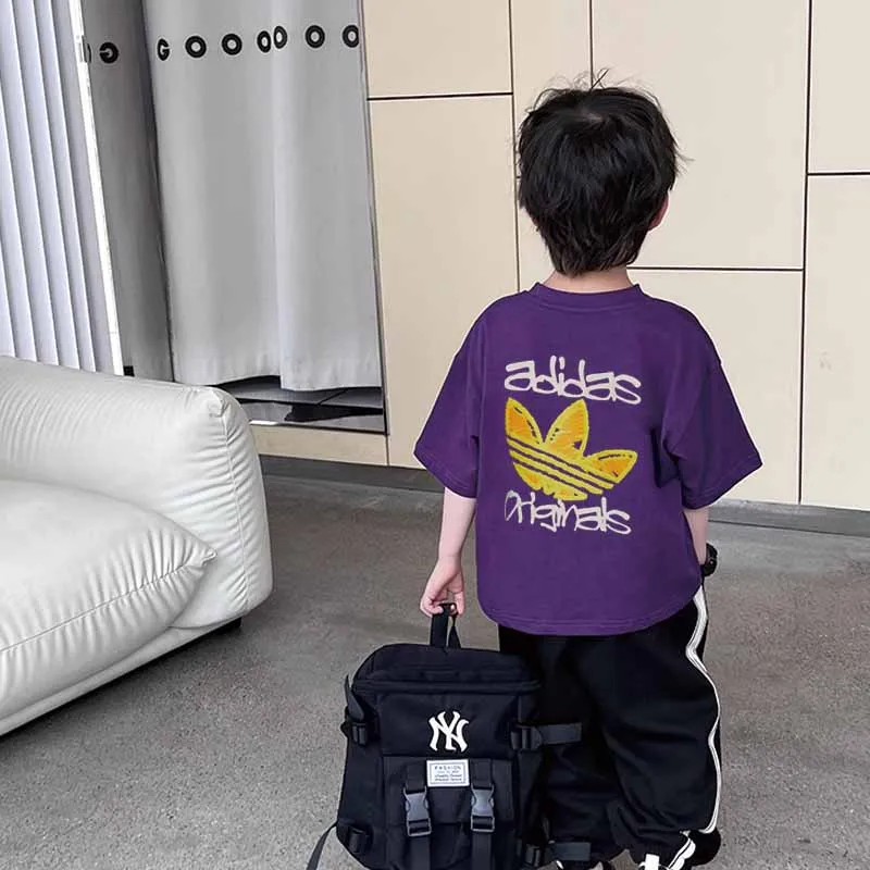 【90-160cm】リラックス感ある 売れ筋 カジュアル  カッコイイ 男の子 半袖 Ｔシャツ