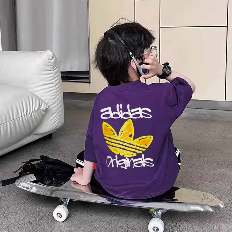【90-160cm】リラックス感ある 売れ筋 カジュアル  カッコイイ 男の子 半袖 Ｔシャツ