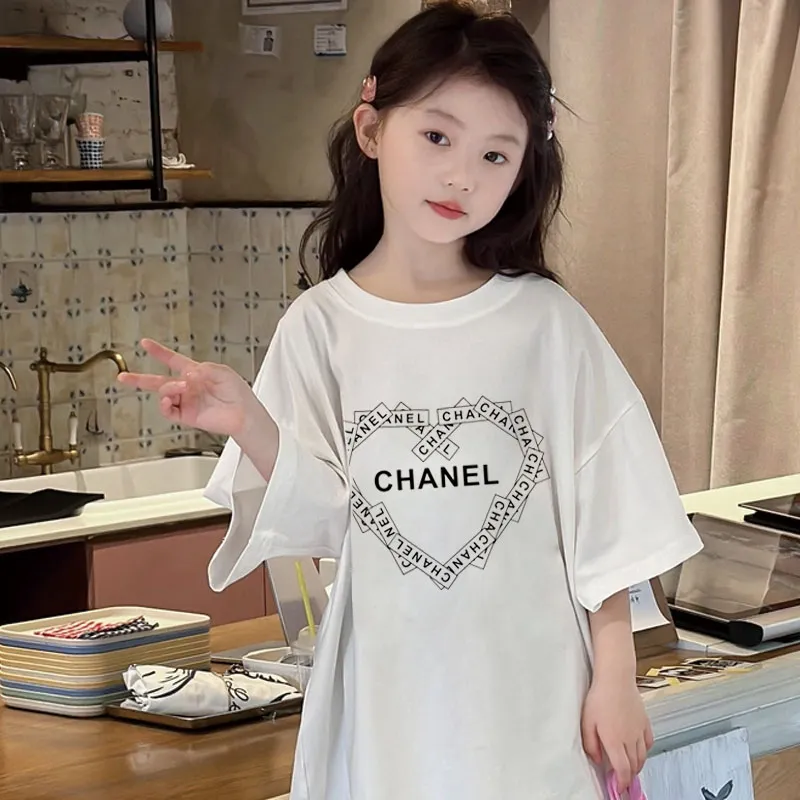 【90-160cm】おしゃれ度UP 取り入れたい ガーリー 合わせやすい 女の子 半袖 Ｔシャツ