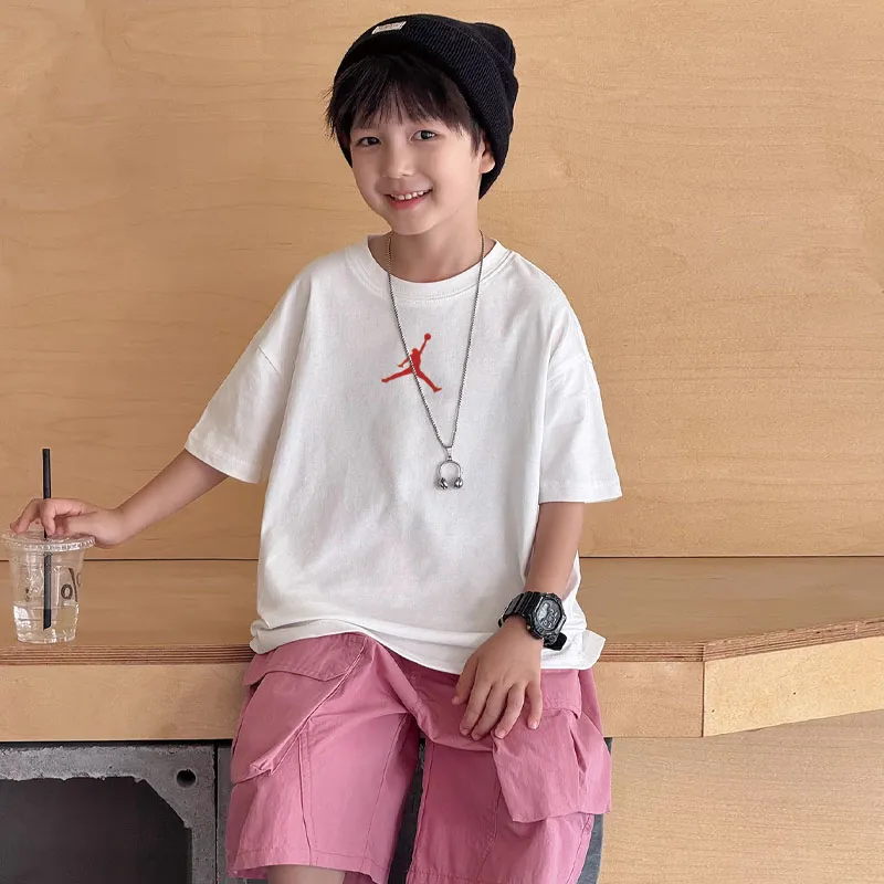 【90-160cm】人気爆発中 スタイリッシュ カジュアル  ストリート 男の子 半袖 Ｔシャツ