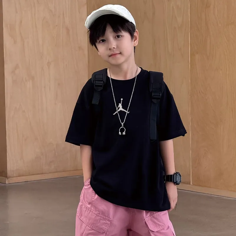 【90-160cm】人気爆発中 スタイリッシュ カジュアル  ストリート 男の子 半袖 Ｔシャツ