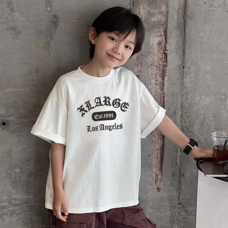 【90-160cm】リラックス感ある 大人気 カジュアル カッコイイ 男の子 半袖 Ｔシャツ
