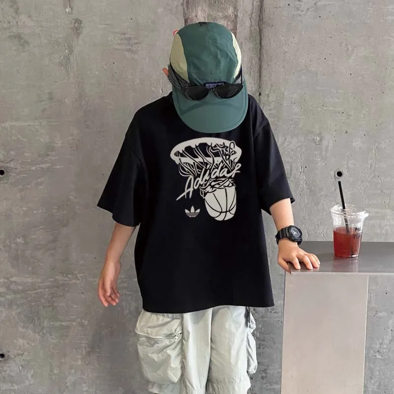 【90-160cm】トレンド感たっぷり 大注目 カジュアル ストリート 男の子 半袖 Ｔシャツ