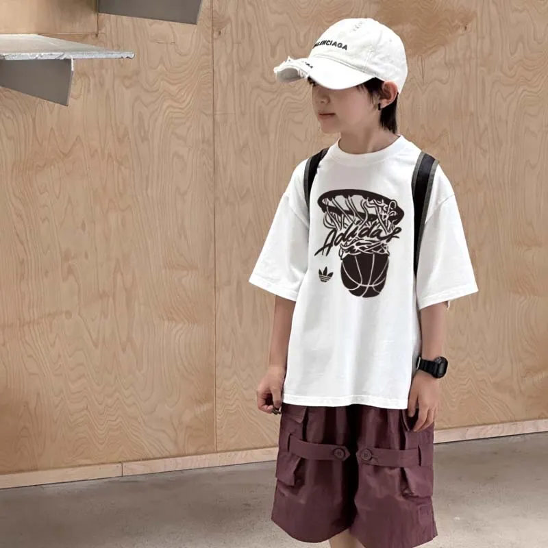【90-160cm】トレンド感たっぷり 大注目 カジュアル ストリート 男の子 半袖 Ｔシャツ