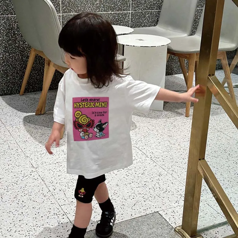 【90-140cm】二点セット 単品注文OK 取り入れたい 大人気 かわいさ満点 着やすい 女の子 半袖 Ｔシャツ+ショートパンツ セットアップ
