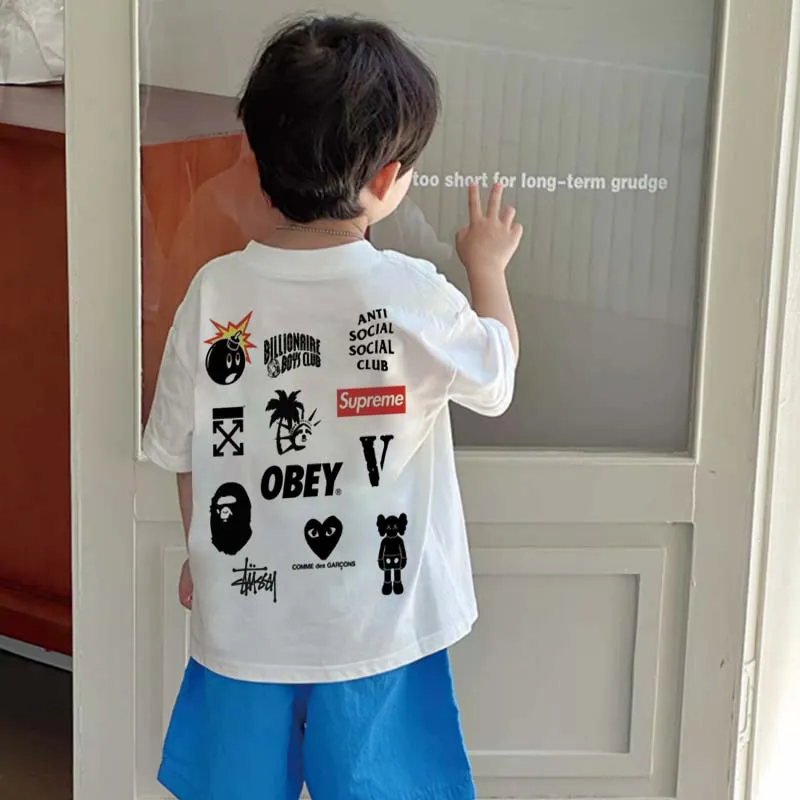 【90-160cm】トレンド感たっぷり 大人気 トレンド ストリート 男の子 半袖 Ｔシャツ