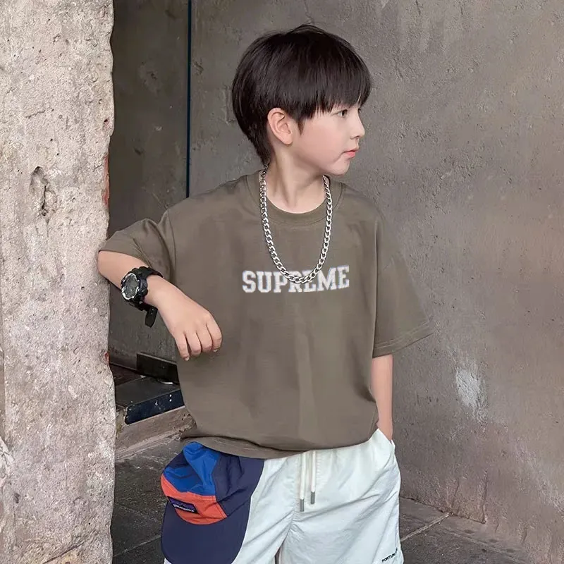 【90-160cm】絶対後悔しない モード感アップ カジュアル クール 男の子 半袖 Tシャツ