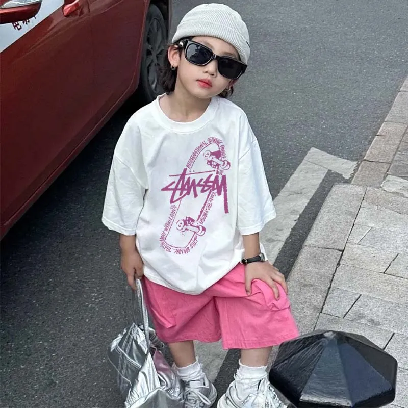 【90-160cm】着回し力抜群 今季大注目 ストリート カジュアル クール 男の子 半袖 Ｔシャツ