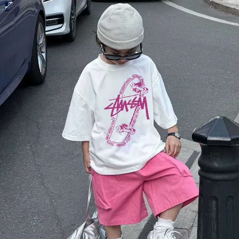 【90-160cm】着回し力抜群 今季大注目 ストリート カジュアル クール 男の子 半袖 Ｔシャツ