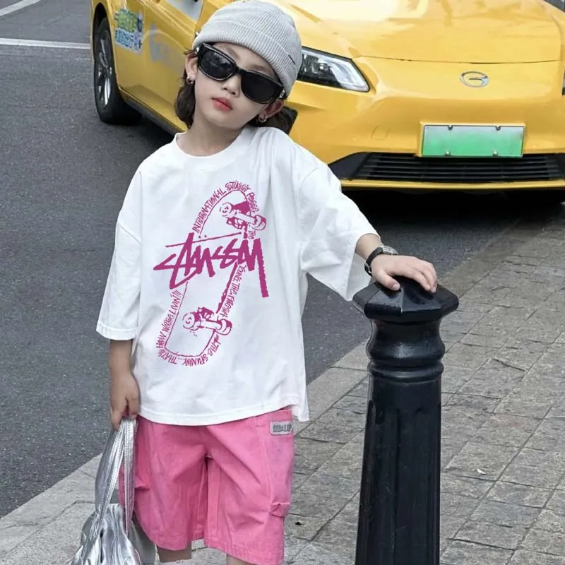 【90-160cm】着回し力抜群 今季大注目 ストリート カジュアル クール 男の子 半袖 Ｔシャツ