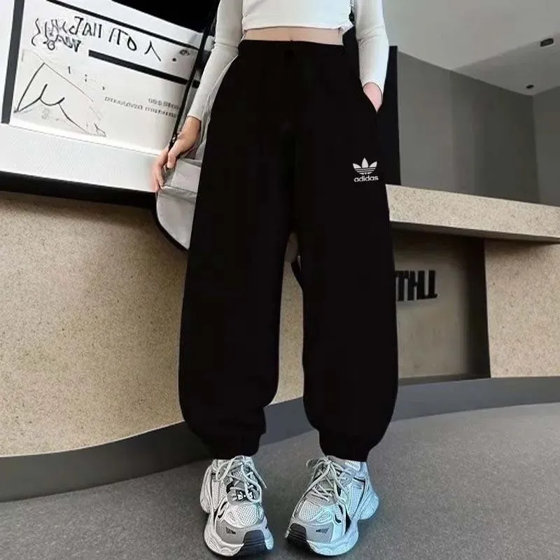 【90-160cm】リラックス感ある 新作 カジュアル 動きやすさ抜群  女の子 ボトムス パンツ