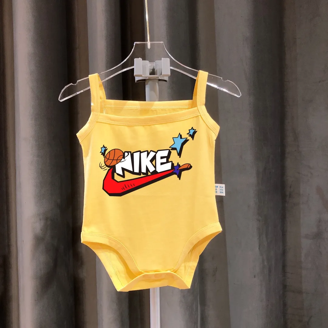 【59-90cm】夏にぴったり 品質満点 トレンド  肌触り良い ベビー ノースリーブ ロンパース