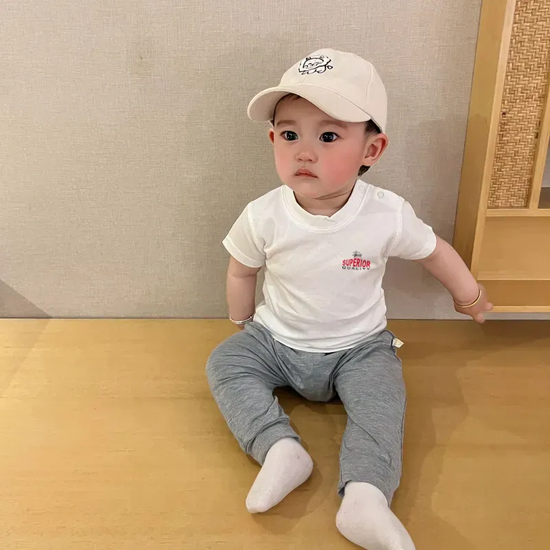 【66-90cm】今季大注目 肌触り良い ディリー 合わせやすい お出かけ ベビー 半袖 Ｔシャツ