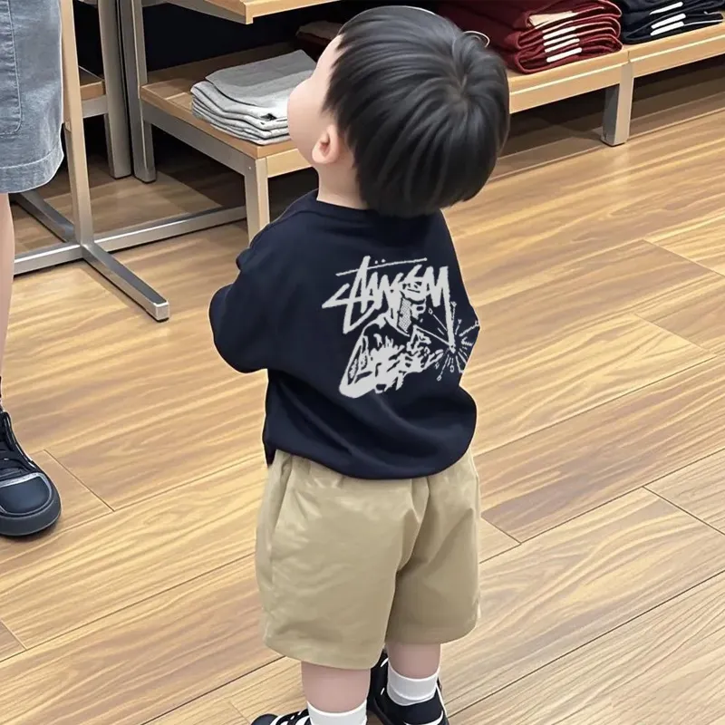 【66-90cm】楽ちん 超人気 定番 通気性良い ベビー 半袖 Ｔシャツ