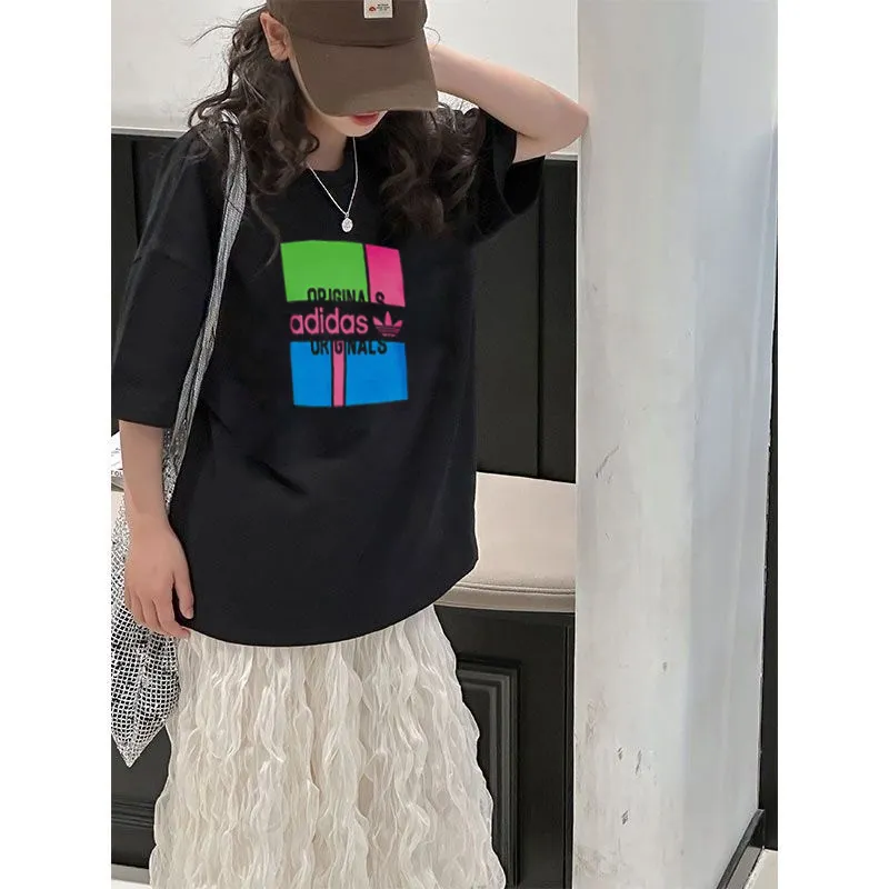 【90-160cm】デイリー使いに最適 売れ筋 おしゃれ カジュアル 着やすい 女の子 半袖 Tシャツ