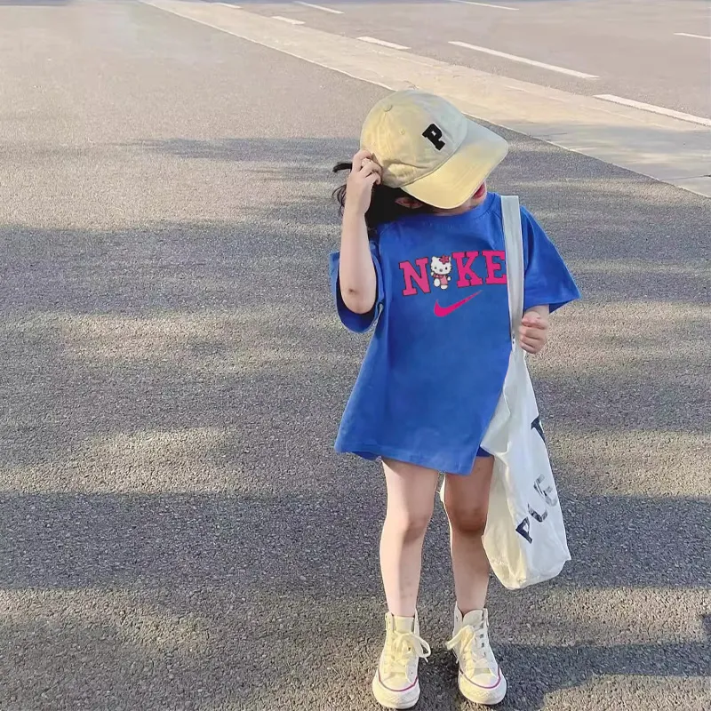 【90-160cm】毎日着たくなる 爆売れ中 カジュアル 可愛い 女の子 半袖 Ｔシャツ