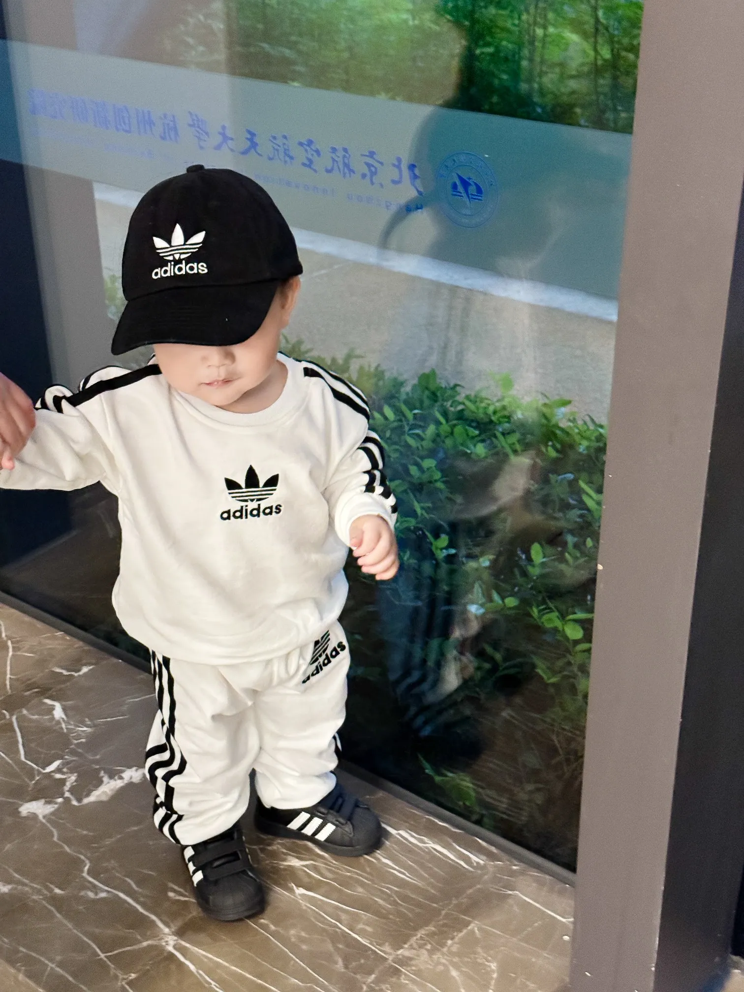 【80-130cm】二点セット 絶対欲しい！楽ちん 定番 長袖トレーナー+長ズボン セットアップ