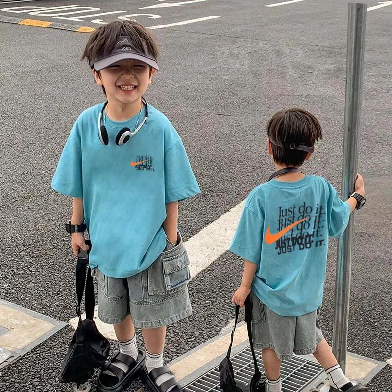 【90-160cm】夏のマストアイテム 爆売れ中 シンプル ストリート 男の子 半袖 Tシャツ