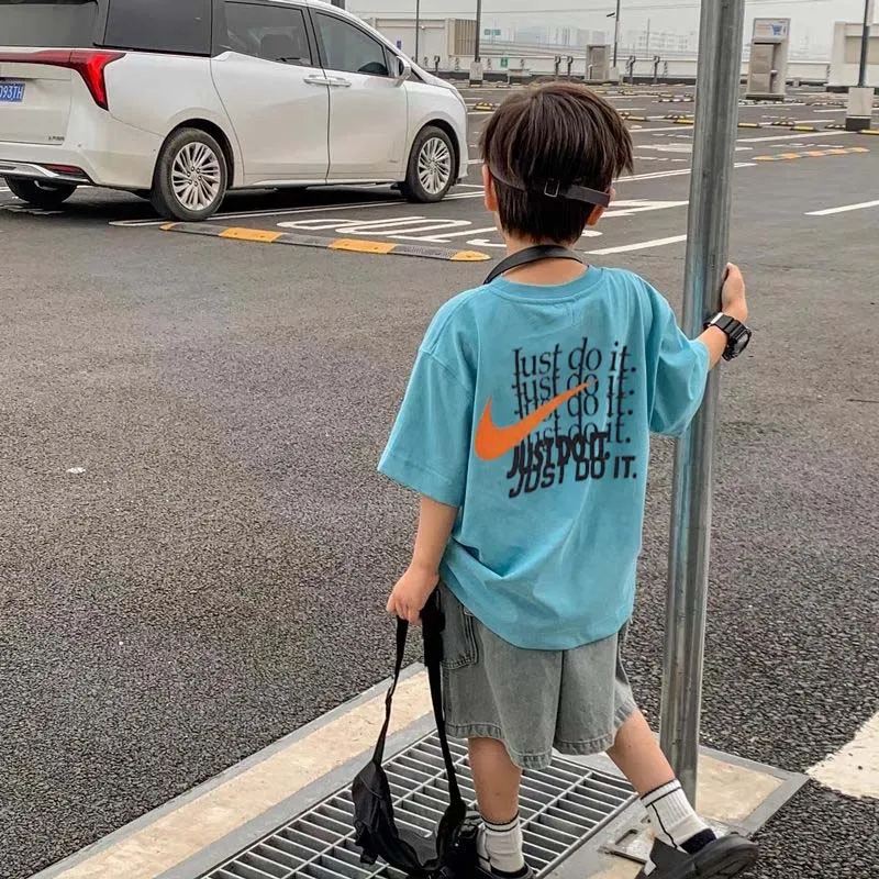 【90-160cm】夏のマストアイテム 爆売れ中 シンプル ストリート 男の子 半袖 Ｔシャツ