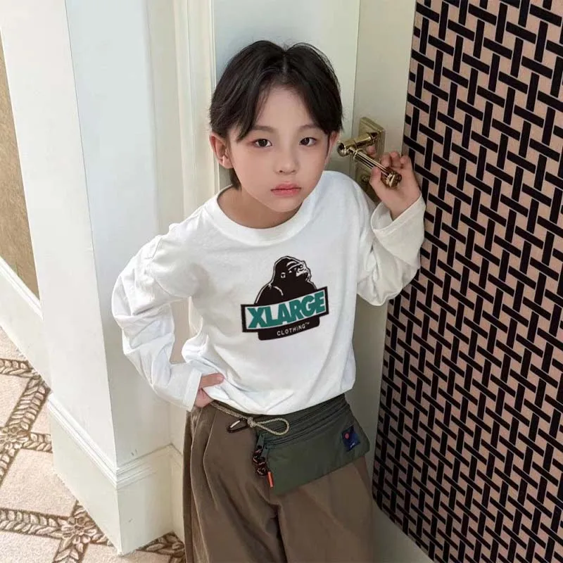 【90-160cm】トレンド感たっぷり 大注目 カジュアル 着やすい 男の子 長袖 Tシャツ