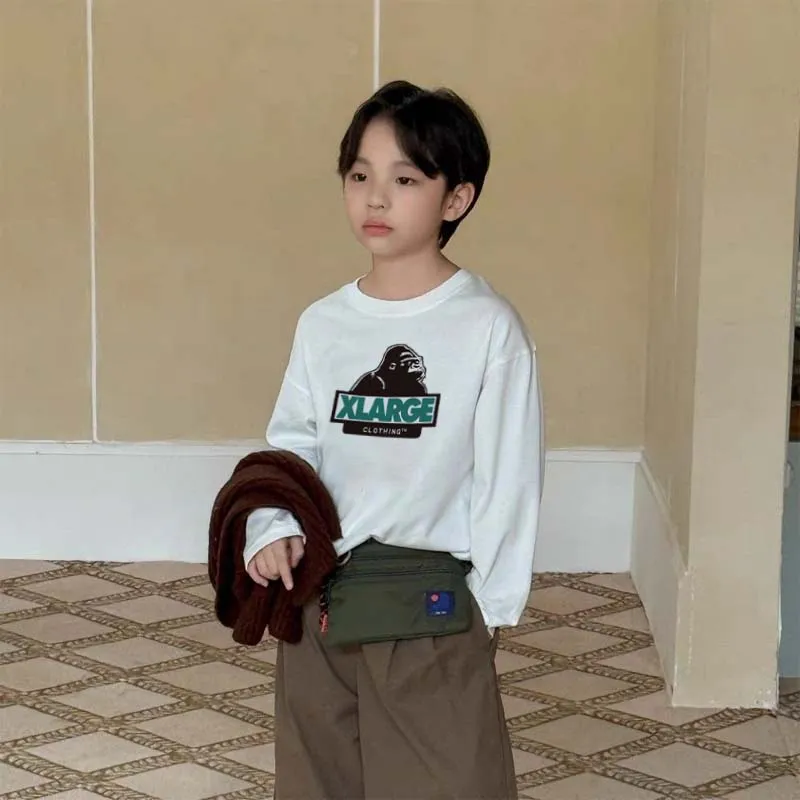 【90-160cm】トレンド感たっぷり 大注目 カジュアル 着やすい 男の子 長袖 Ｔシャツ