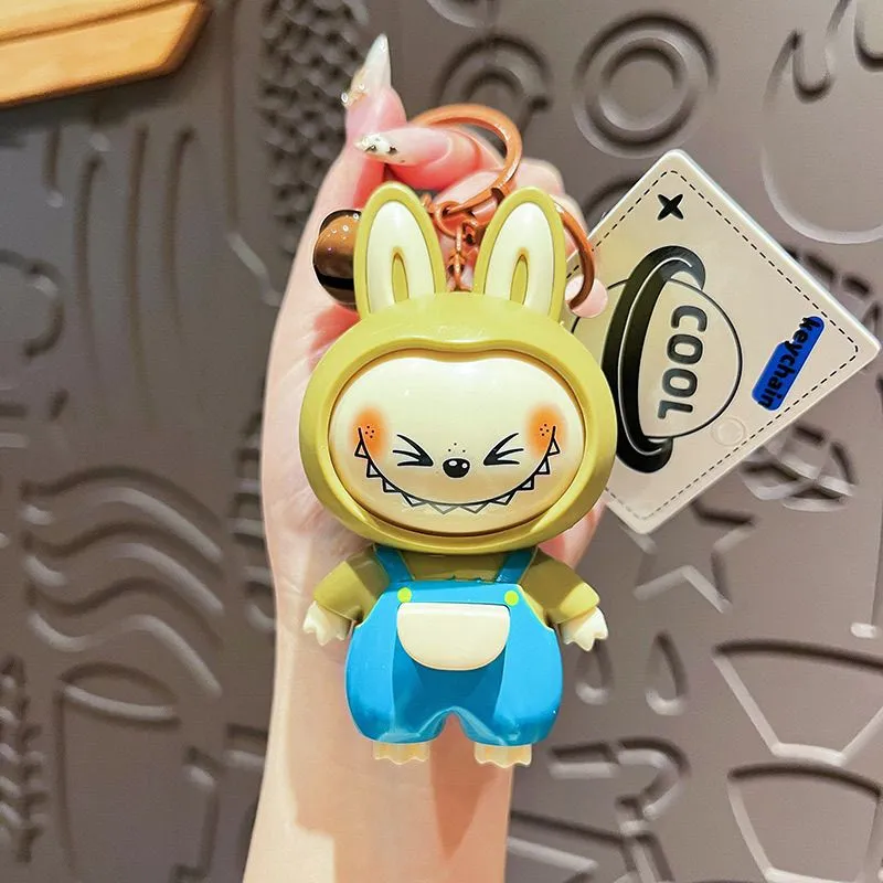目を引く カラフル キャラクター バッグチャーム キーホルダー