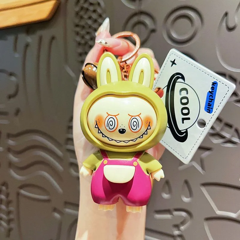 目を引く カラフル キャラクター バッグチャーム キーホルダー
