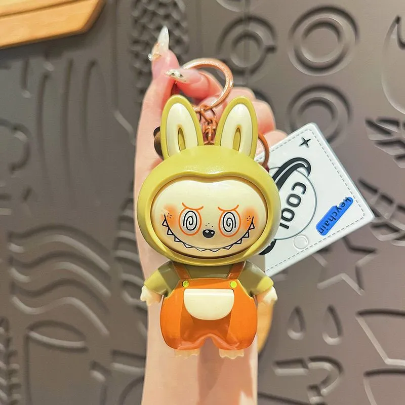 目を引く カラフル キャラクター バッグチャーム キーホルダー