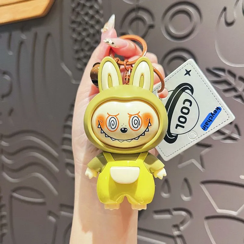 目を引く カラフル キャラクター バッグチャーム キーホルダー
