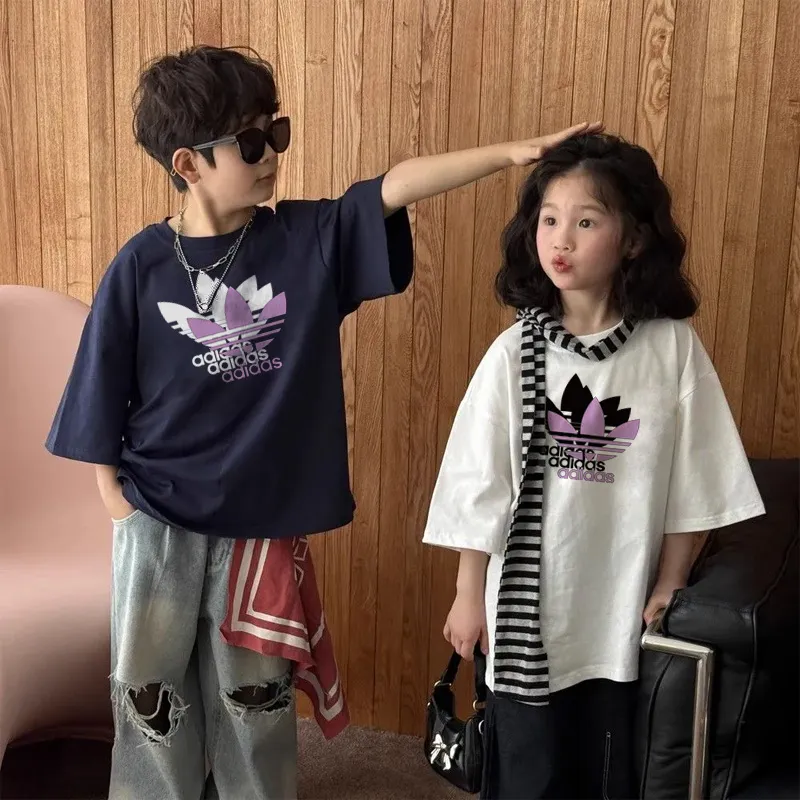 【90-160cm】コンフォート感抜群 大注目 カジュアル ユニセックス 半袖 Ｔシャツ