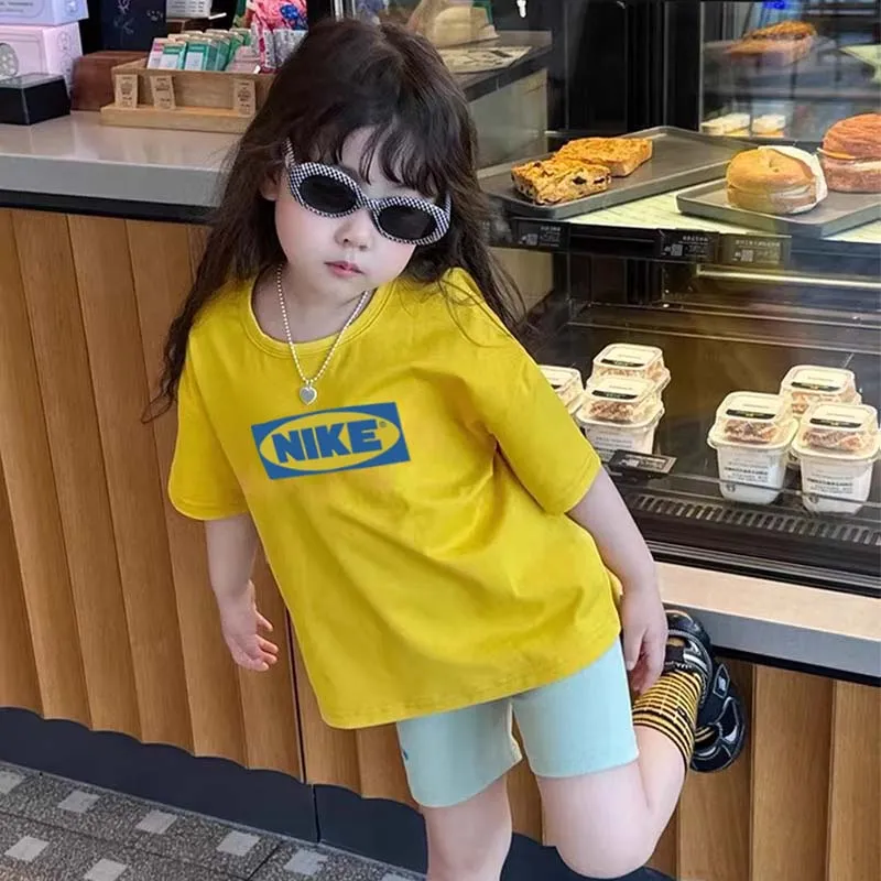【90-160cm】着回し力抜群 大人気 トレンド  カジュアル  女の子  半袖 Ｔシャツ