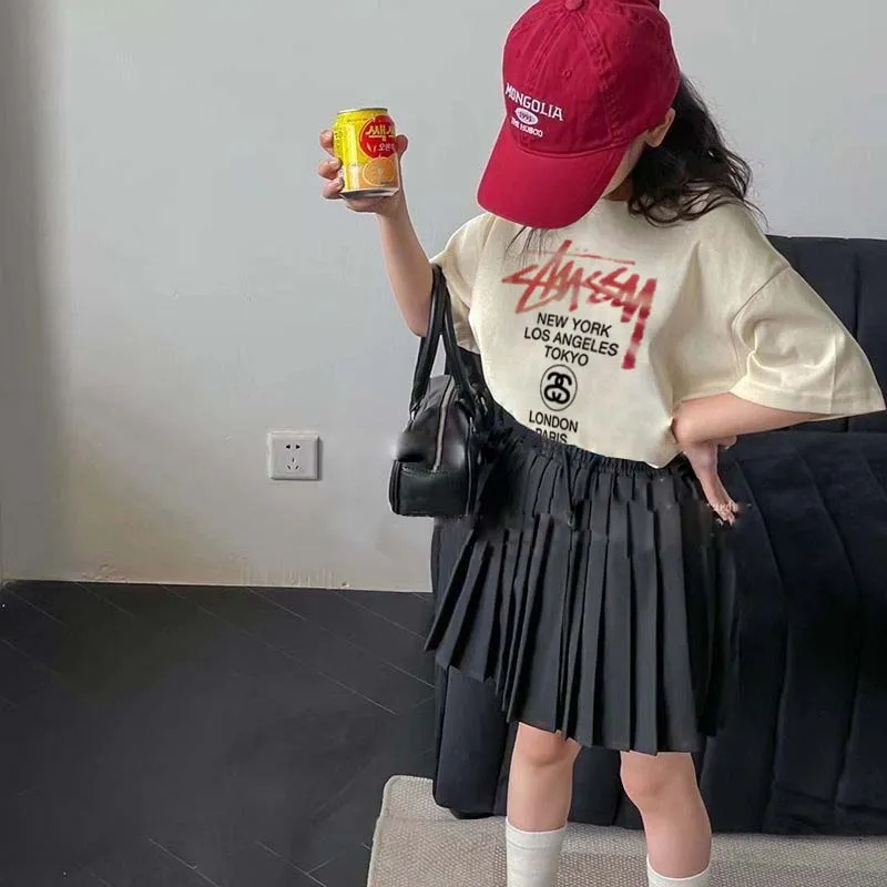【90-160cm】毎日着たくなる 爆売れ中 カジュアル 合わせやすい 女の子 半袖 Tシャツ